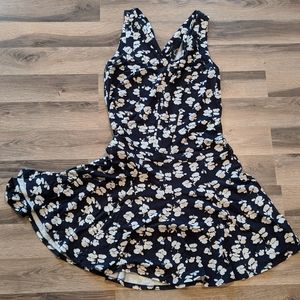 Ann Taylor flowy skater shift dress 4 6 8